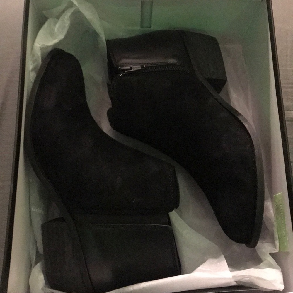 Dune London suede low ankle boots
